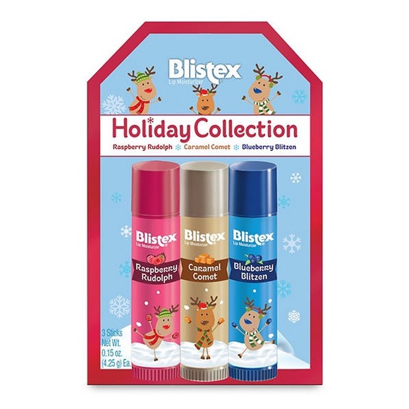 NEW! Blistex Holiday Collection Hydrating Lip Moisturizer 2 Packs 6 Total Tubes - Picture 2 of 16